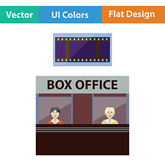 Image showing Box office icon