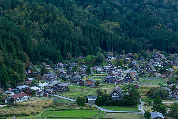 Image showing Traditional Japanese village Shirakawago