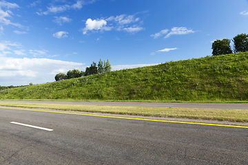 Image showing rural road in asphalt