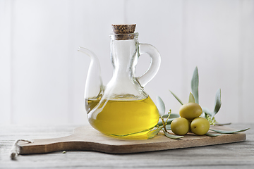 Image showing Olive oil bottle