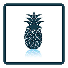 Image showing Icon of Pineapple