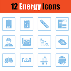 Image showing Energy icon set