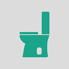 Image showing Toilet bowl icon