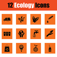 Image showing Ecology icon set