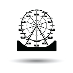 Image showing Ferris wheel icon