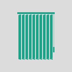 Image showing Office vertical blinds icon