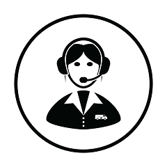 Image showing Logistic dispatcher consultant icon