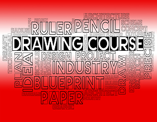 Image showing Drawing Course Indicates Creative Sketching And Design