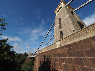 Image showing Clifton Suspension Bridge in Bristol