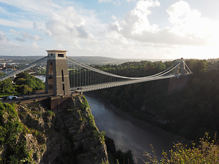 Image showing Clifton Suspension Bridge in Bristol