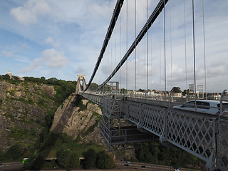 Image showing Clifton Suspension Bridge in Bristol