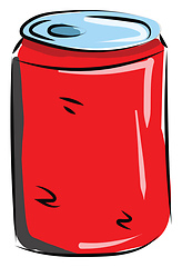 Image showing Image of drink to drink - canned beverage, vector or color illus