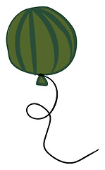 Image showing Image of balloon watermelon, vector or color illustration.