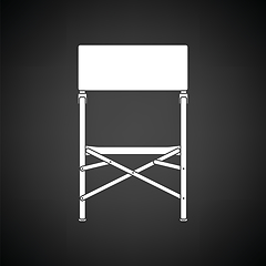 Image showing Icon of Fishing folding chair