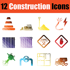 Image showing Construction icon set