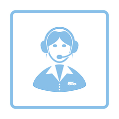 Image showing Logistic dispatcher consultant icon