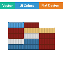 Image showing Container stack icon