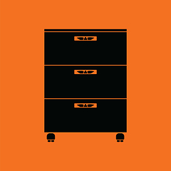 Image showing Office cabinet icon