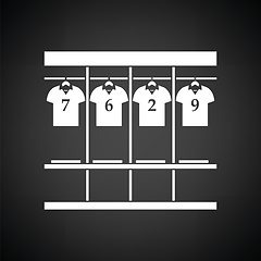 Image showing Locker room icon