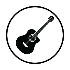 Image showing Acoustic guitar icon