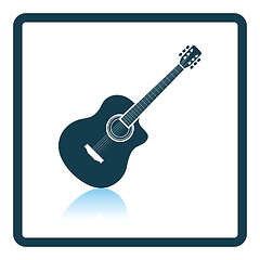 Image showing Acoustic guitar icon