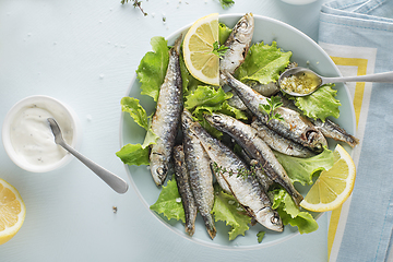 Image showing Sardines roasted