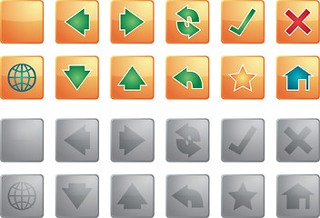 Image showing Navigation icons