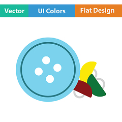 Image showing Sewing buttons icon