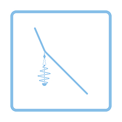 Image showing Icon of  fishing feeder net