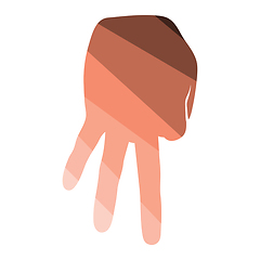 Image showing Baseball catcher gesture icon