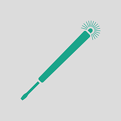 Image showing Electricity test screwdriver icon