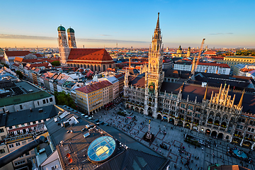 Image showing Aerial view of Munich, Germany