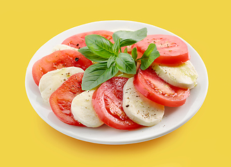 Image showing tomato and mozzarella 