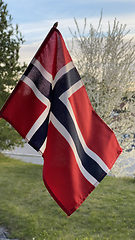 Image showing Norwegian flag