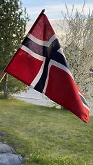 Image showing Norges flag