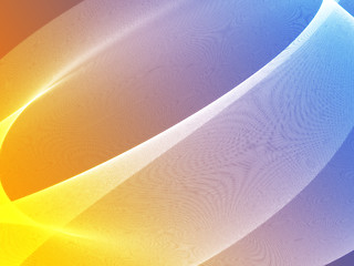 Image showing Wavy glowing colors