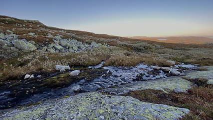 Image showing Fjellvann ved Tuddalsvegen