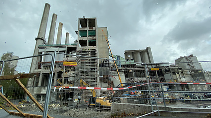 Image showing Over tl grønn industri, Brevik sementfabrikk