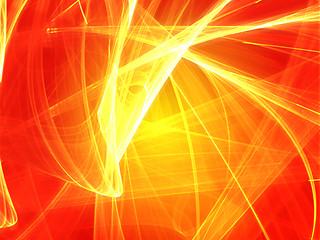 Image showing Wavy glowing colors