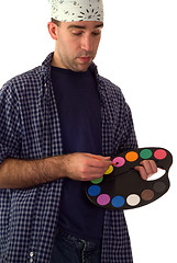 Image showing Young Painter