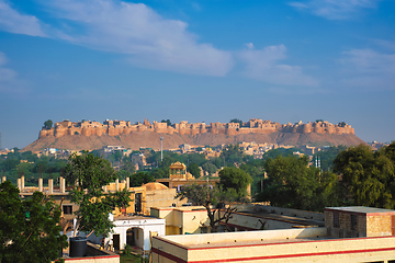 Image showing Jaisalmer Fort known as the Golden Fort Sonar quila, Jaisalmer, India