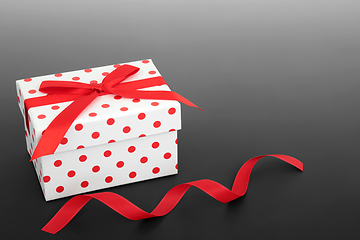 Image showing Polka Dot Gift Box for that Special Surprise