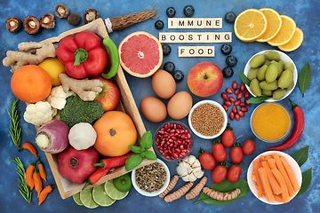 Image showing Healthy Nutrition for Immune Boosting Food