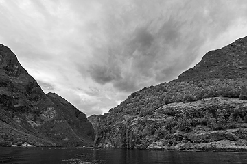 Image showing Naeroyfjord, Sogn og Fjordane, Norway