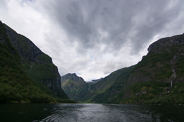 Image showing Naeroyfjord, Sogn og Fjordane, Norway