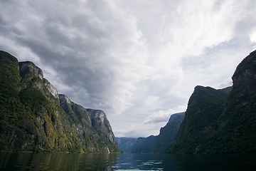 Image showing Naeroyfjord, Sogn og Fjordane, Norway