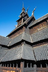 Image showing Borgund Stave Church, Sogn og Fjordane, Norway