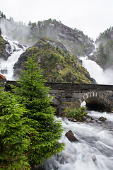 Image showing Lotefossen, Hordaland, Norway