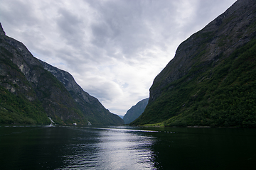 Image showing Naeroyfjord, Sogn og Fjordane, Norway