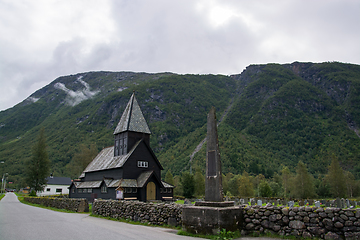 Image showing Roldal Stave Church, Sogn og Fjordane, Norway